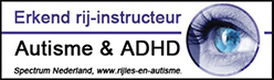 logo erkend rijinstructeur autisme